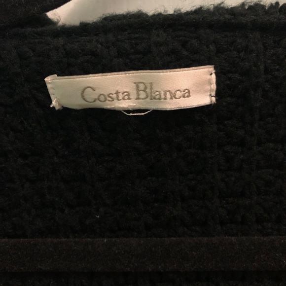 Costa Blanca black knit cardigan - Picture 2 of 3